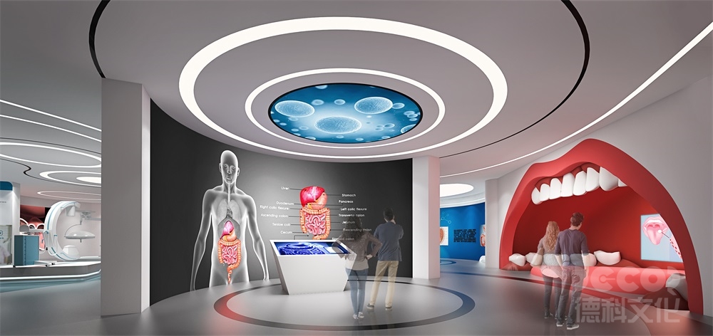 科技館設(shè)計如何劃分展區(qū)（如物理、生物、航天等）？